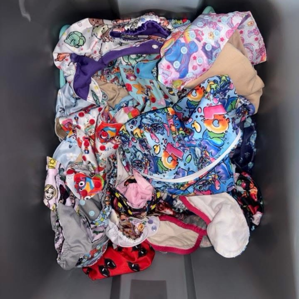 Cloth Diaper Lot pocket diapers and inserts